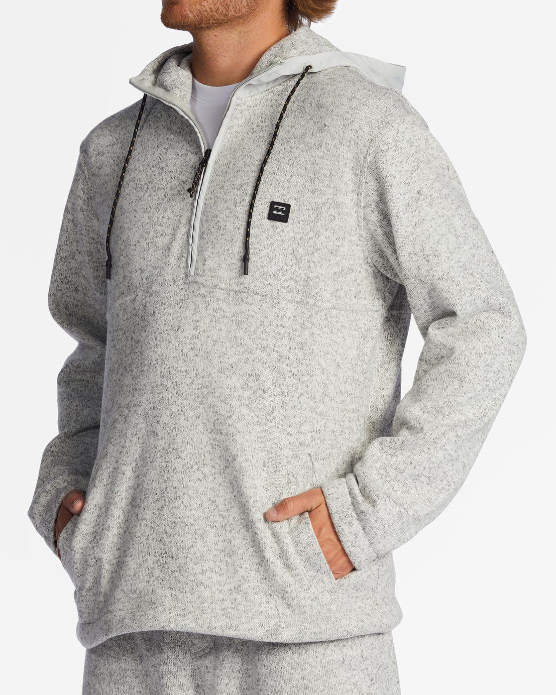 A/Div Boundary Hooded Half-Zip Pullover - Grey Heather Male Product Image