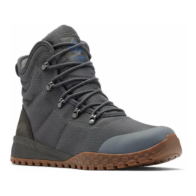 Columbia Fairbanks Mens Omni-Heat Boots Dark Grey Product Image