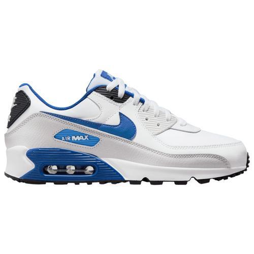 Nike Mens Air Max 90 LTR - Running Shoes Royal/White/Dust Product Image