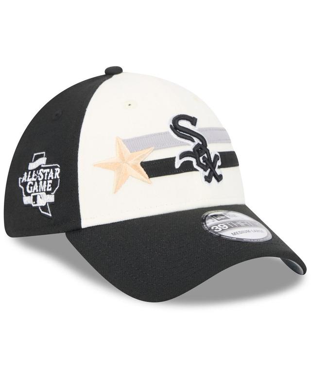 New Era Mens Cream Chicago White Sox 2024 Mlb All-Star Game Workout 39THIRTY Flex Hat - Cream, Black Product Image