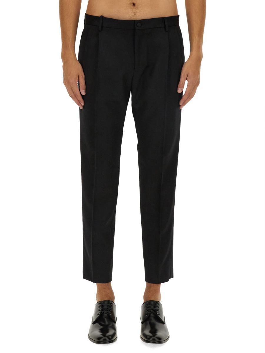 Klassische Slim-fit-hose In Black Product Image