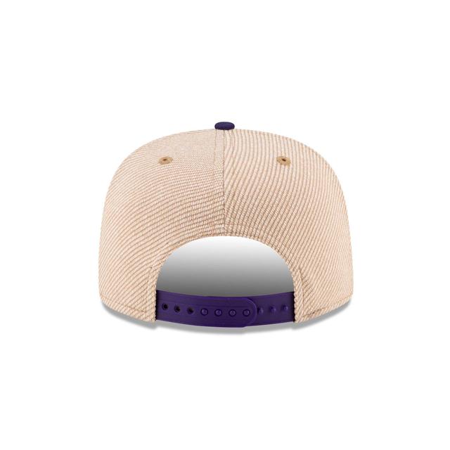 Los Angeles Lakers Terry Heather 9FIFTY A-Frame Snapback Hat Male Product Image