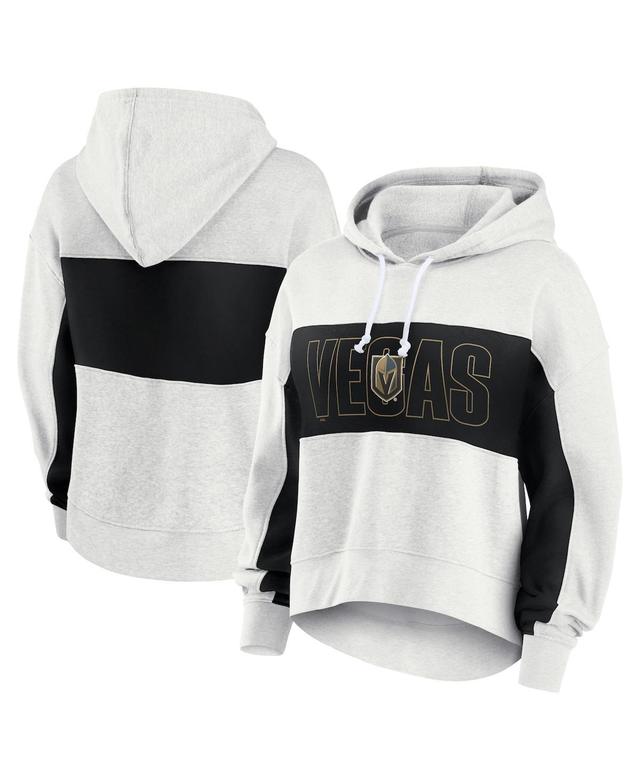 Fanatics Womens Heather Vegas in Knights Fleece Up for It Pullover Hoodie - Heather Gray Product Image