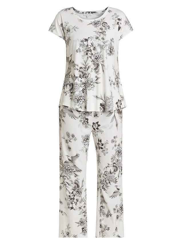 Womens Dreamer Floral Cotton-Blend Pajamas Product Image