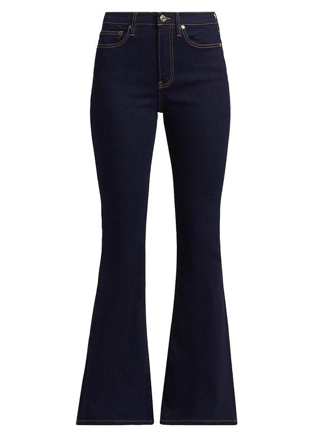 Womens Le High Flare Mid-Rise Jeans Product Image