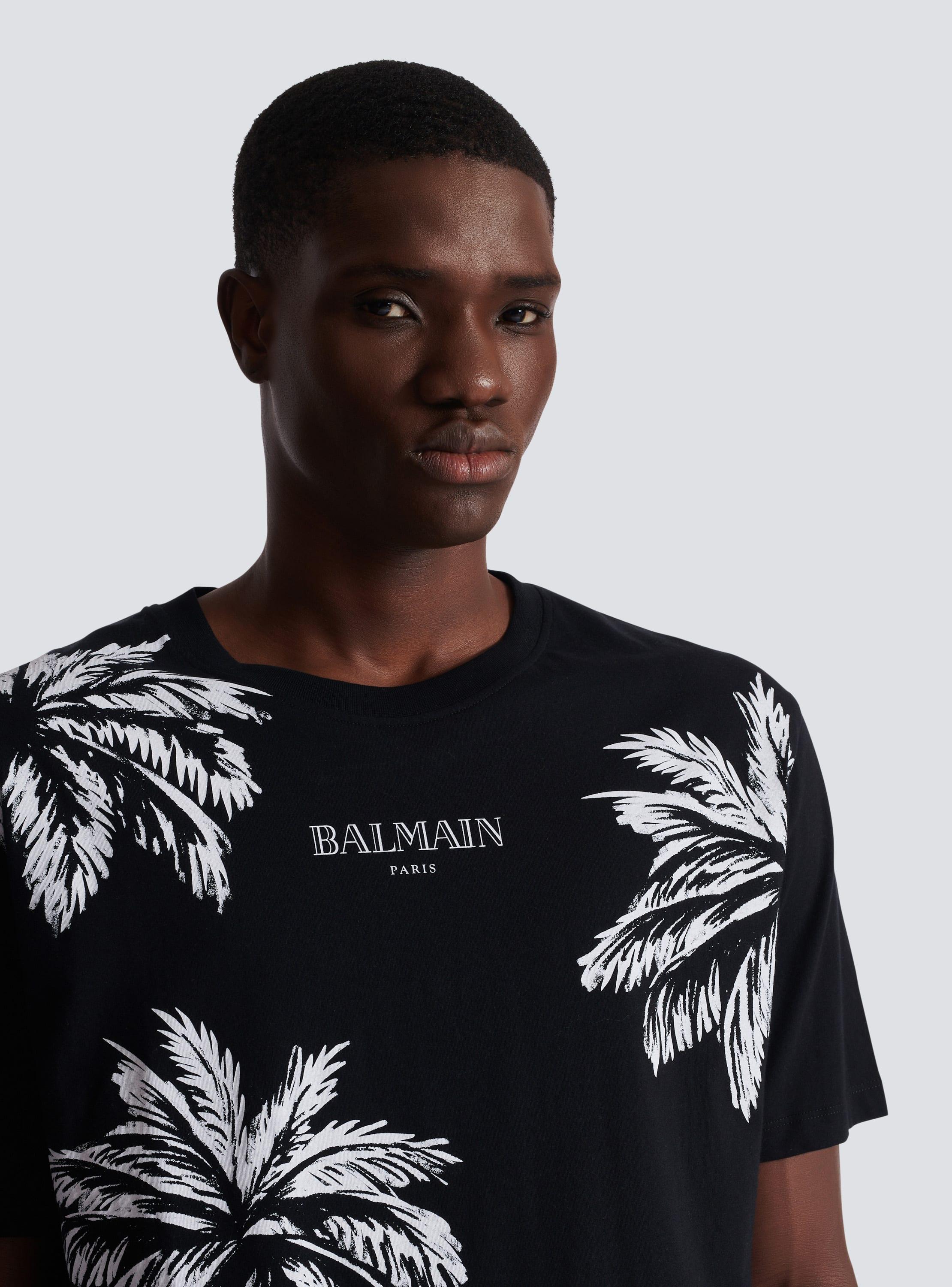 Vintage Balmain T-shirt with palm tree print Product Image