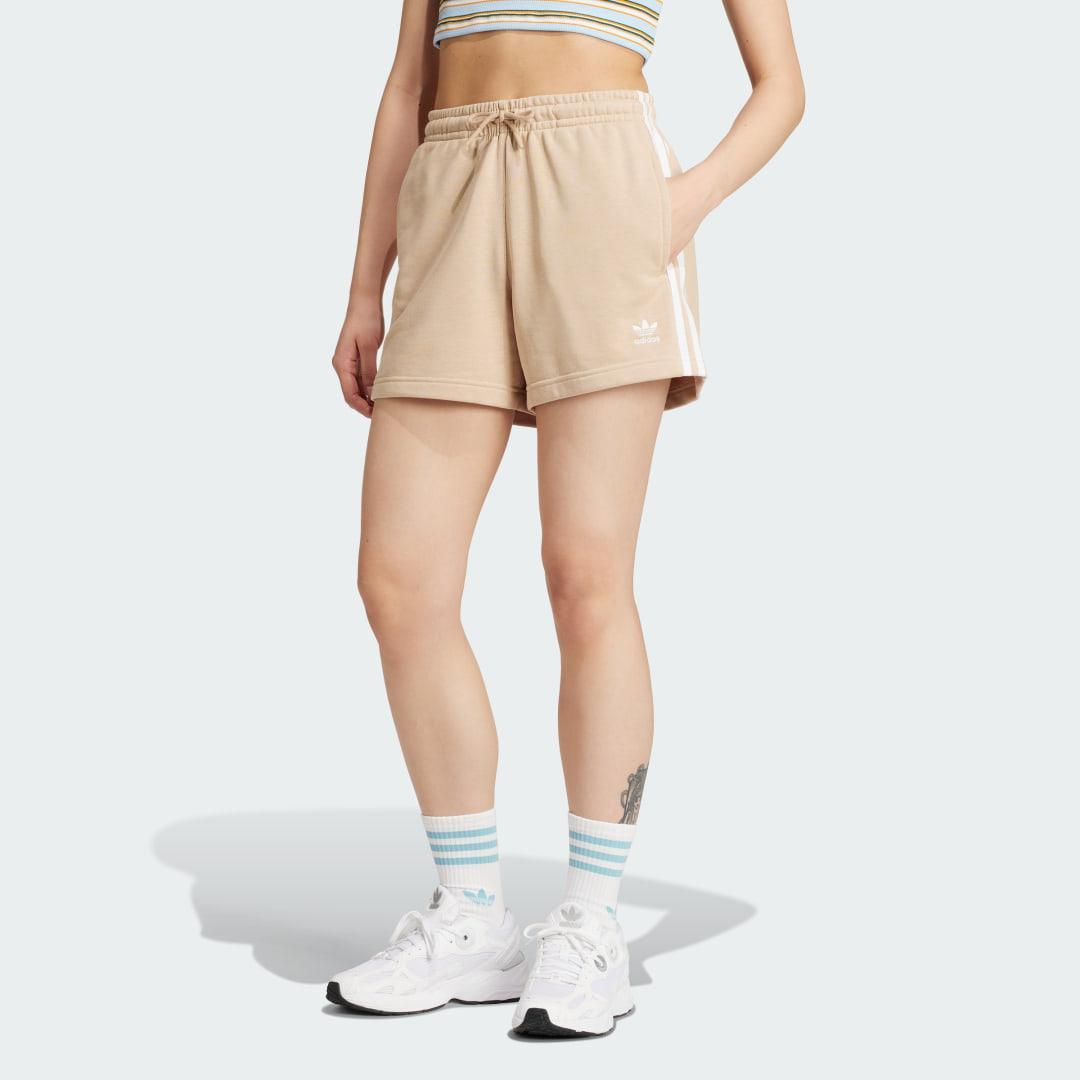 adidas Originals Womens adidas Originals 3-Stripes FT Shorts - Womens Black/White Product Image