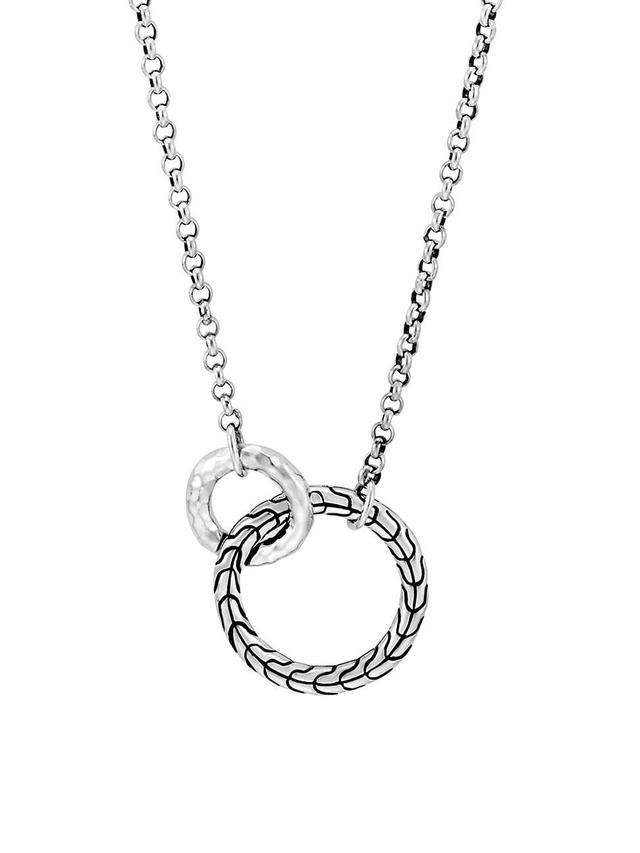 John Hardy Classic Chain Hammered Ring Pendant Necklace Product Image