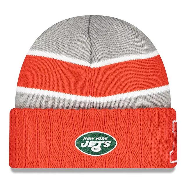 Mens New Era Gray New York Jets 2024 NFL Pro Bowl Cuffed Knit Hat Product Image