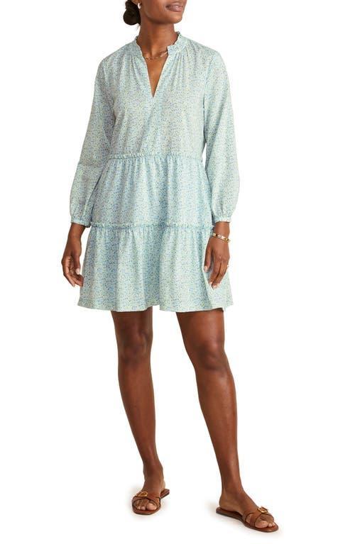 Vineyard Vines Floral Tiered Dress (Tiny Floral- Jake ) Women's Dress Product Image