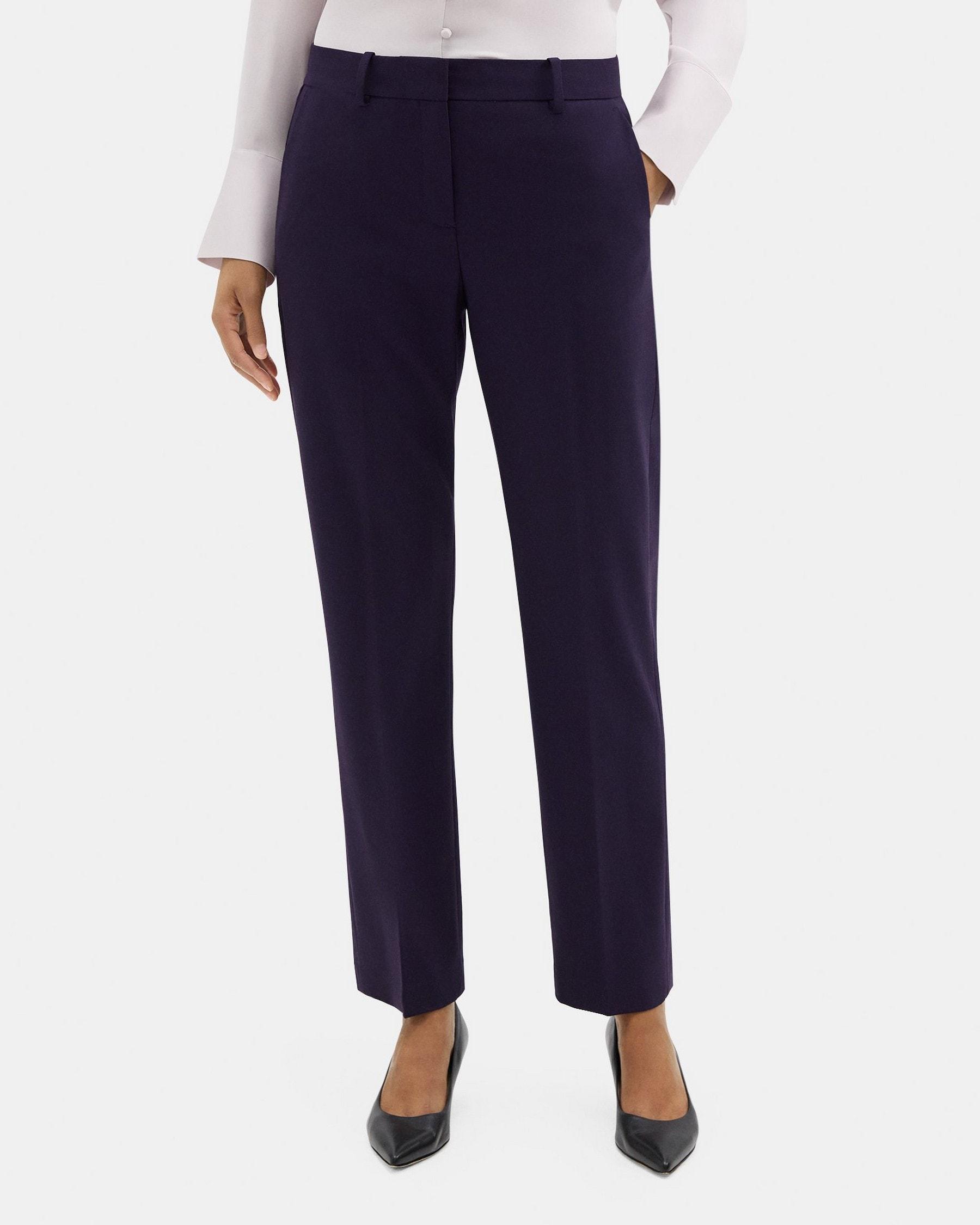 Classic Crop Pant in Sevona Stretch Wool Product Image