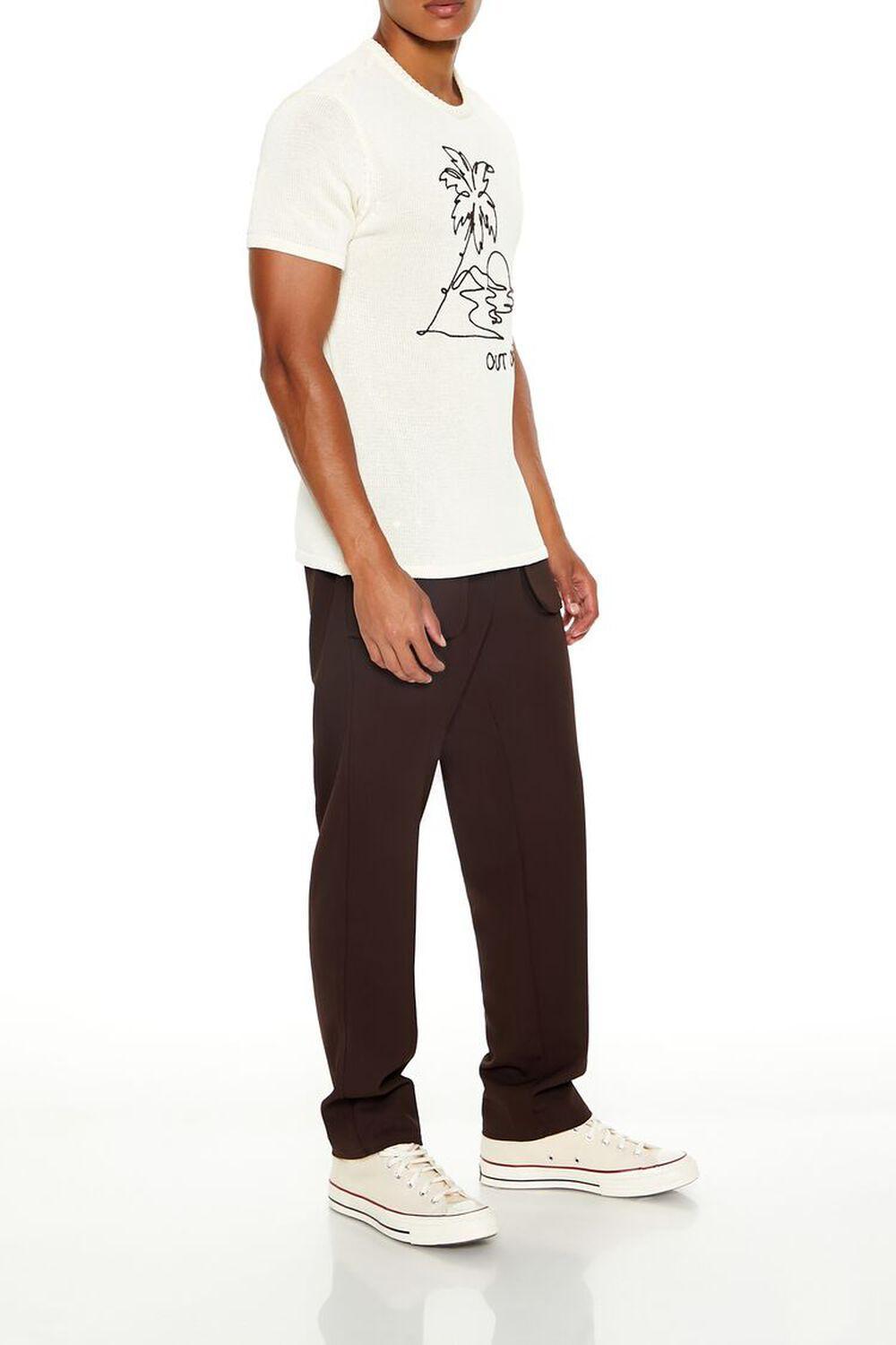 Studded Slim-Fit Mid-Rise Pants | Forever 21 Product Image