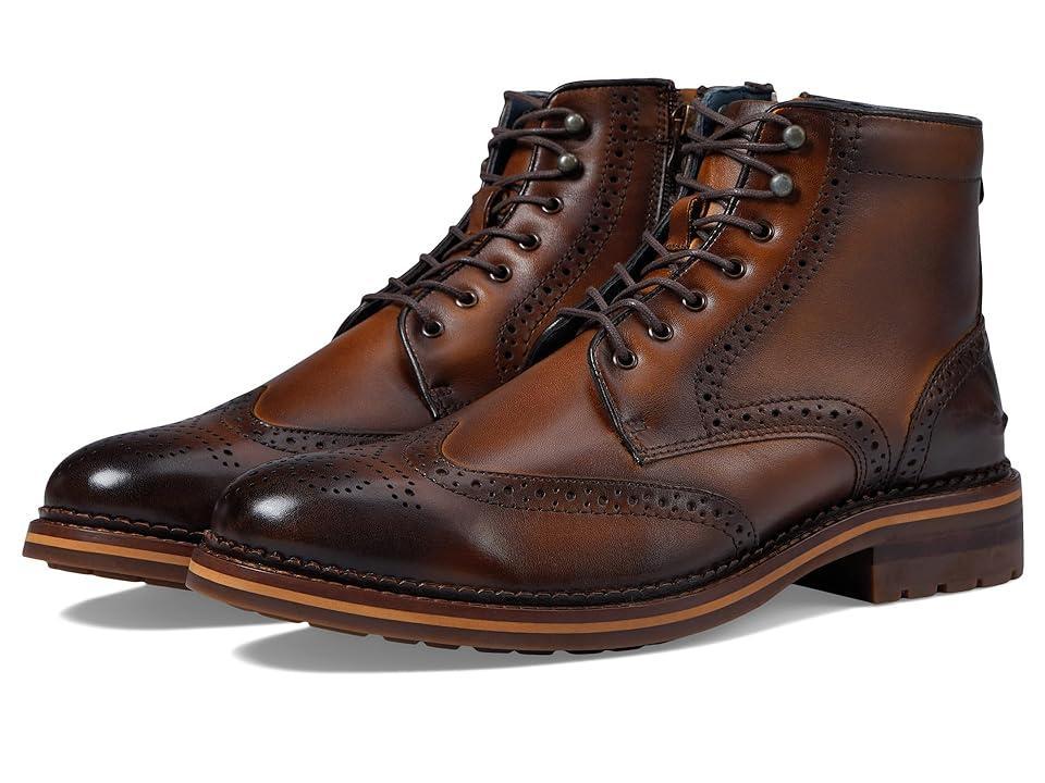 Johnston & Murphy Connelly Wing Tip Boot Full Grain) Men's Boots Product Image