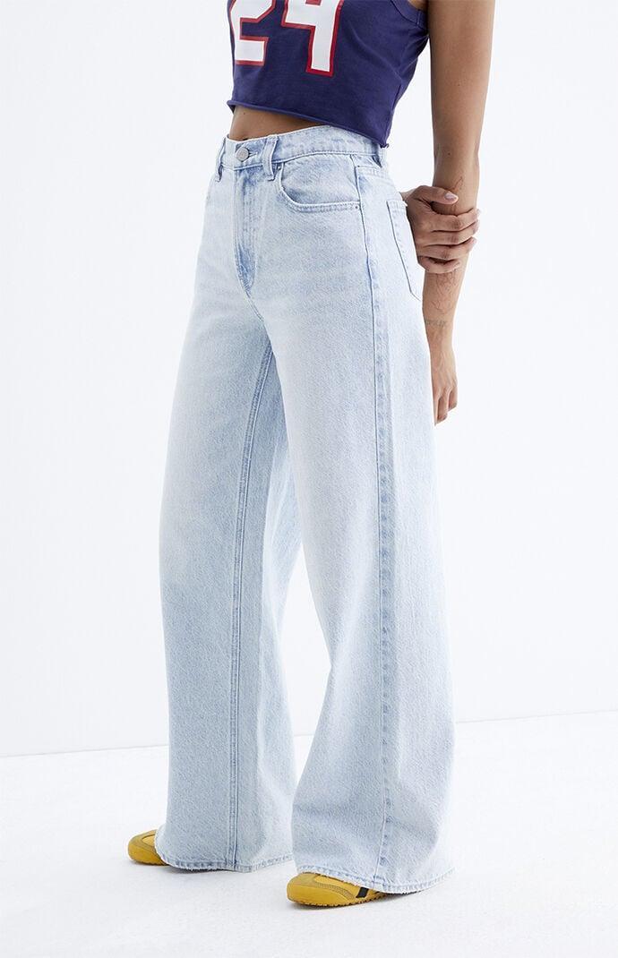 Women's Nora Light Indigo Wide Leg Jeans Product Image