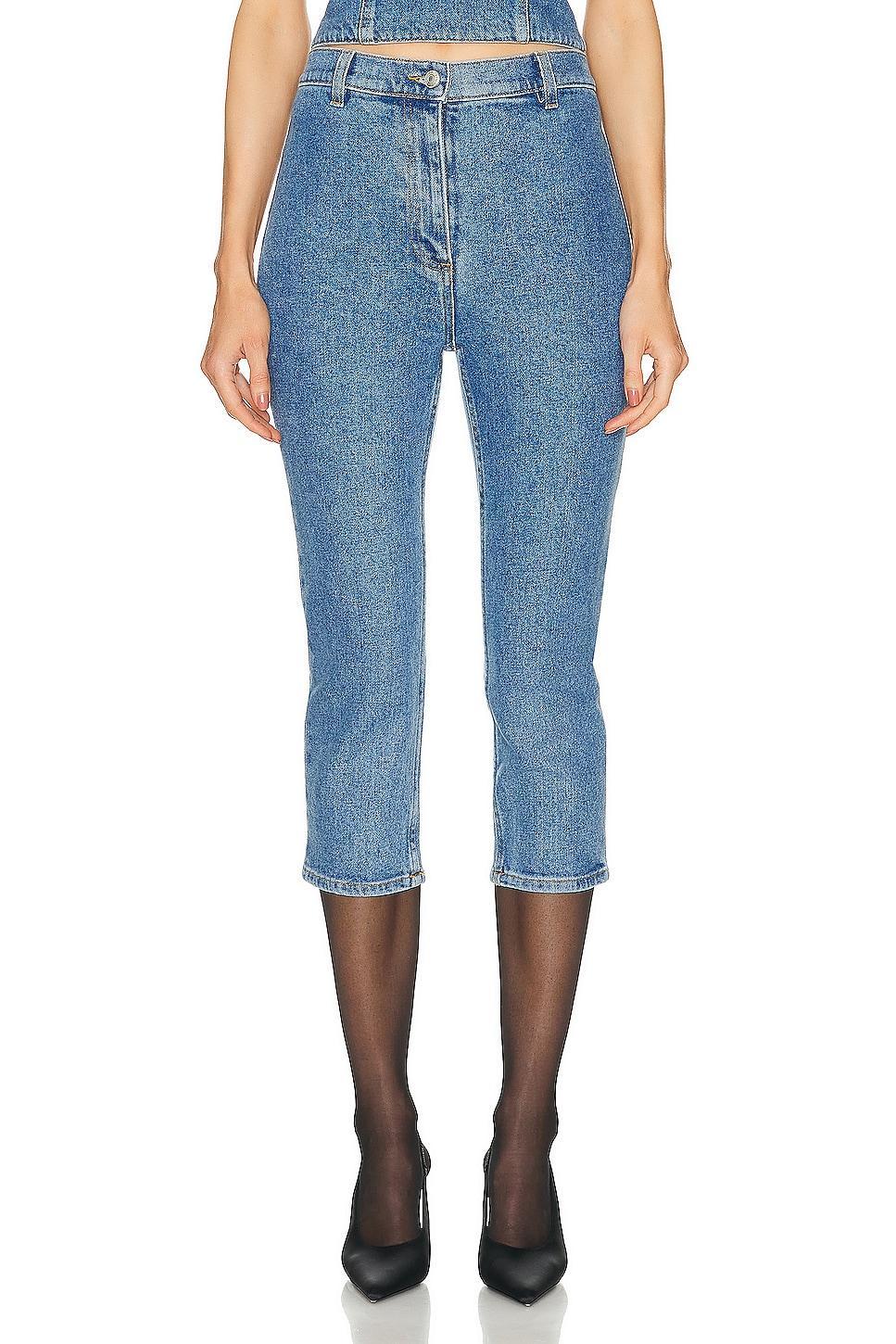 Magda Butrym Knee Length Skinny in Blue - Blue. Size 36 (also in 34, 42). Product Image