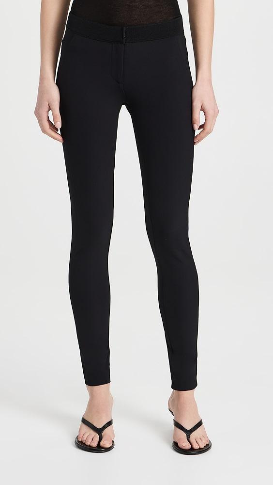 Veronica Beard Black Scuba Leggings | Shopbop Product Image