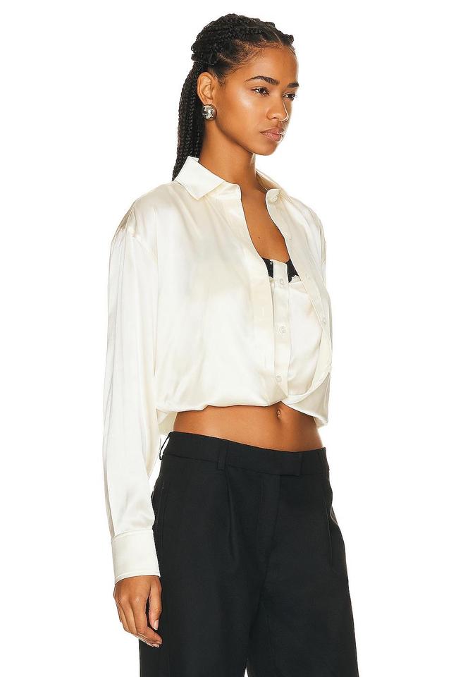 Alexander Wang Button Down With Integrated Cami Size 00, 2. Product Image