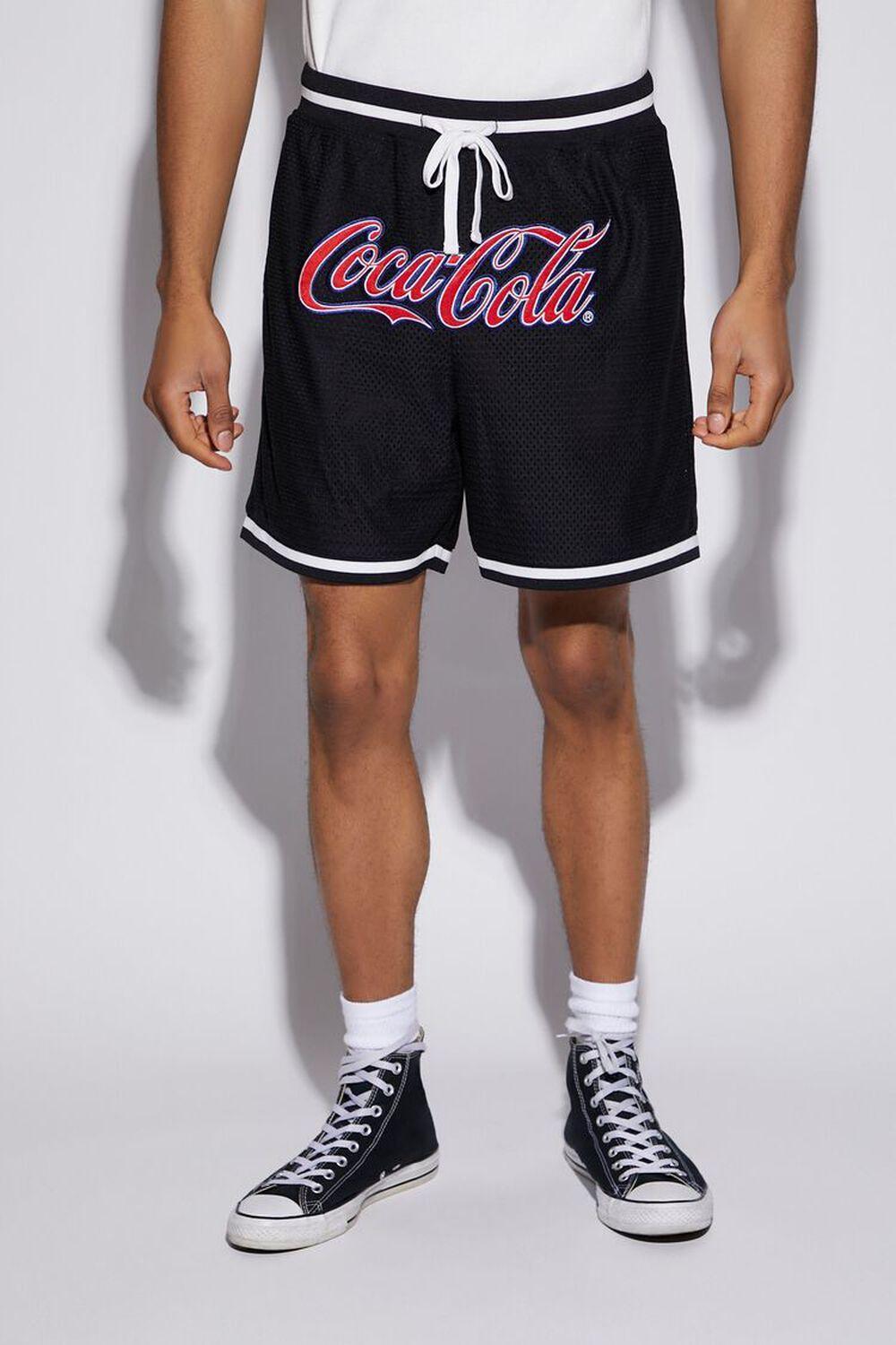 Embroidered Coca-Cola Applique Shorts | Forever 21 Product Image