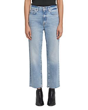 7 For All Mankind Logan High Waist Stovepipe Jeans Product Image