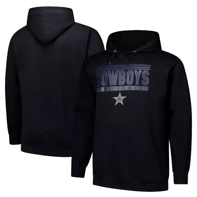 Mens Fanatics Dallas Cowboys Big & Tall Pop Pullover Hoodie Product Image