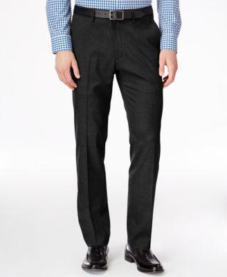 Kenneth Cole Reaction Mens Slim-Fit Stretch Dress Pants, Created for Macys Product Image