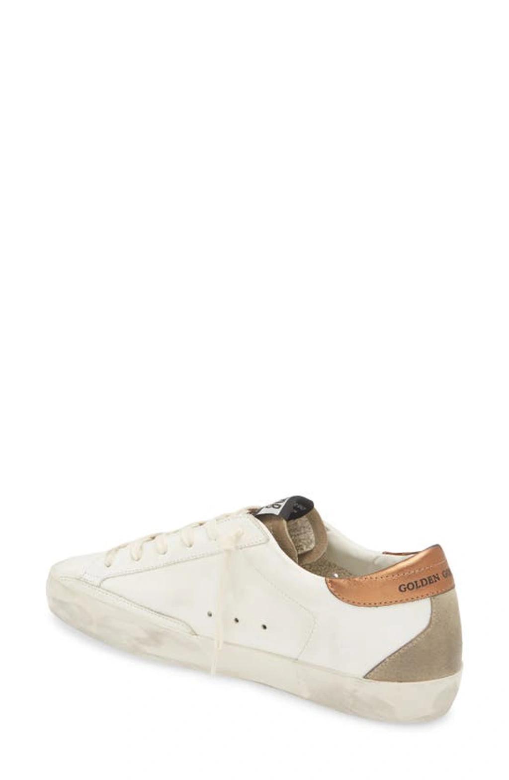 Super-star Low-top Sneakers In White/silver Product Image