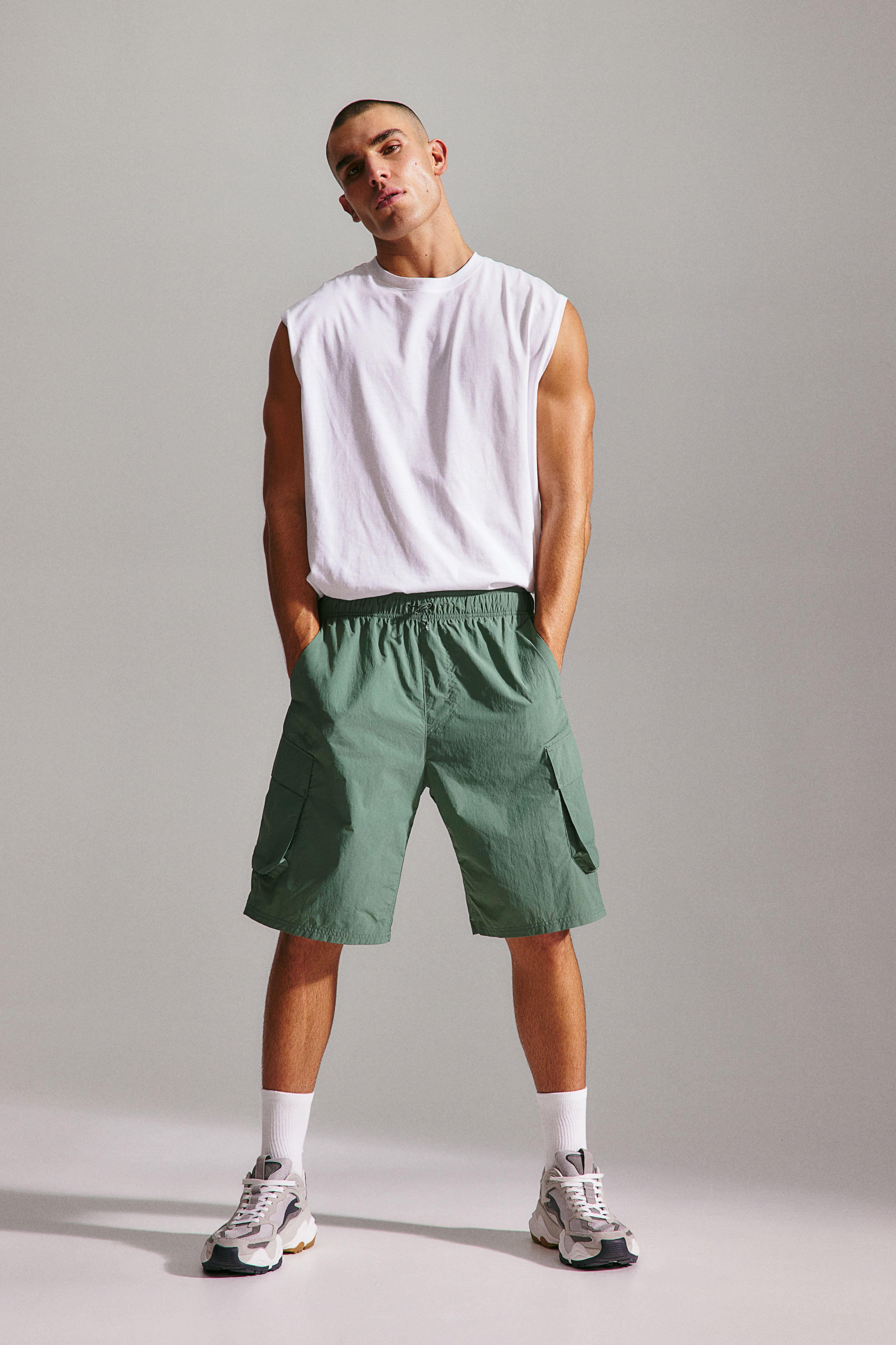 Long Cargo Sports Shorts Product Image