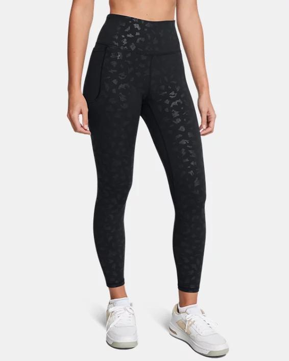 Womens UA Motion Gloss Printed Ankle Leggings Product Image