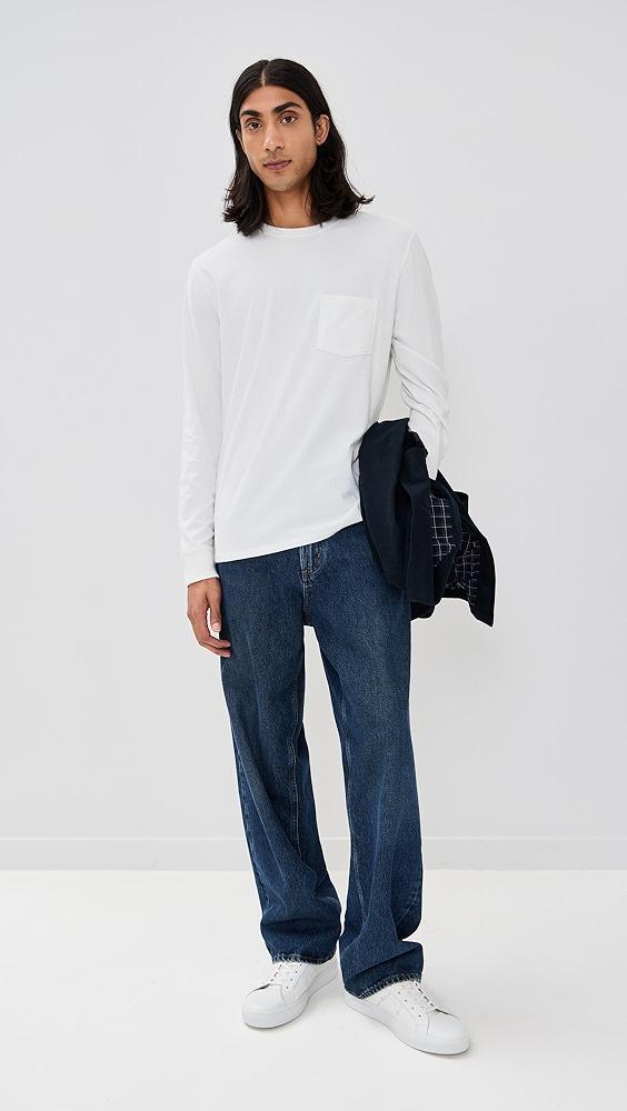 Vince Sueded Jersey Pocket Crew Tee | Shopbop Product Image