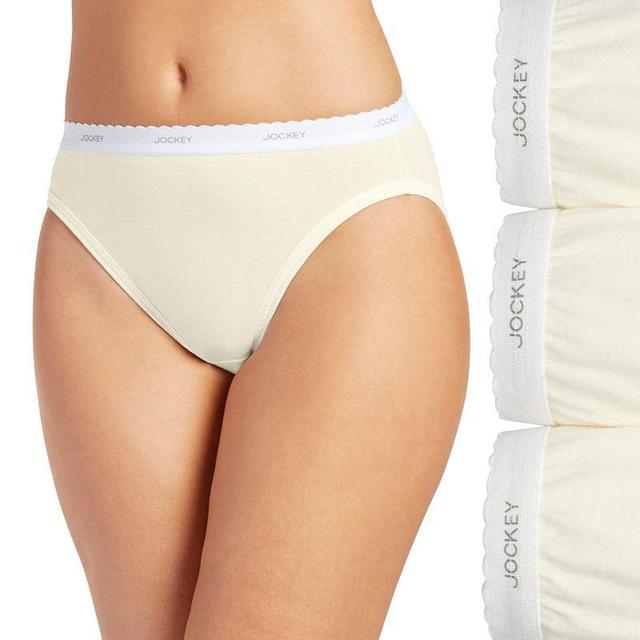 Womens Jockey Classics 3-pk. French Hi-Cut Panty Set 9481 Product Image