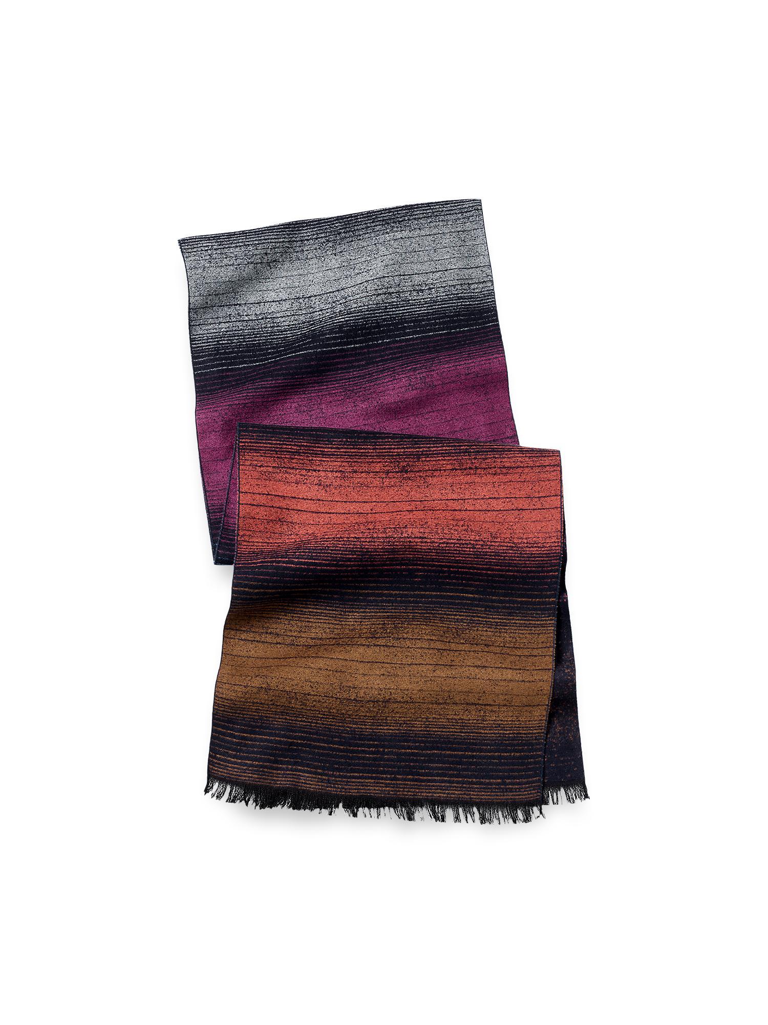 Bold Stripe Brushed Silk Scarf Product Image