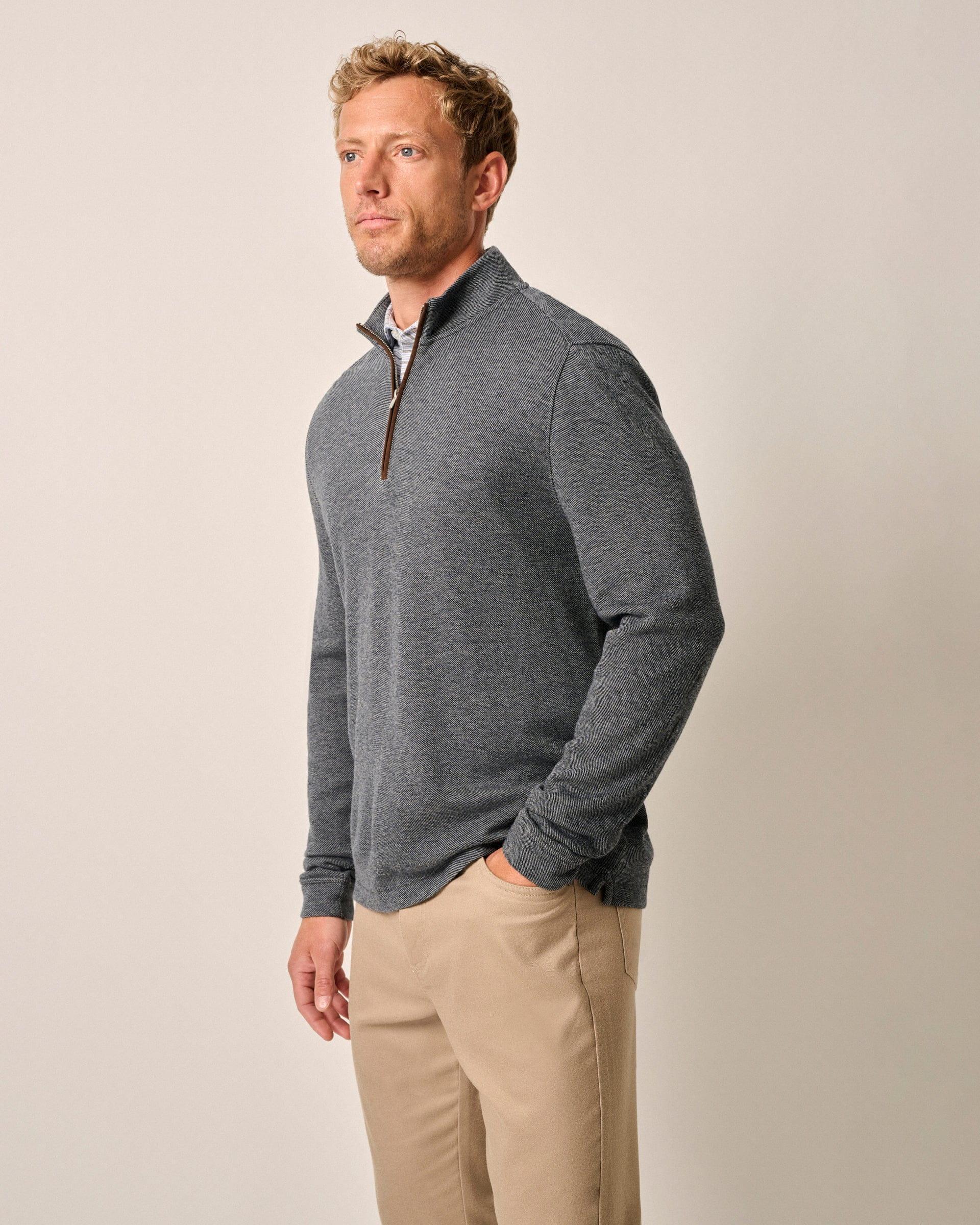 johnnie-O Carlson Merino 1/4 Zip Pullover Product Image