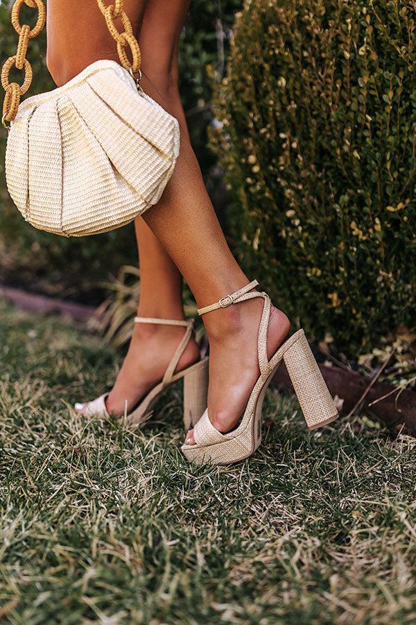 The Darla Raffia Heel Product Image