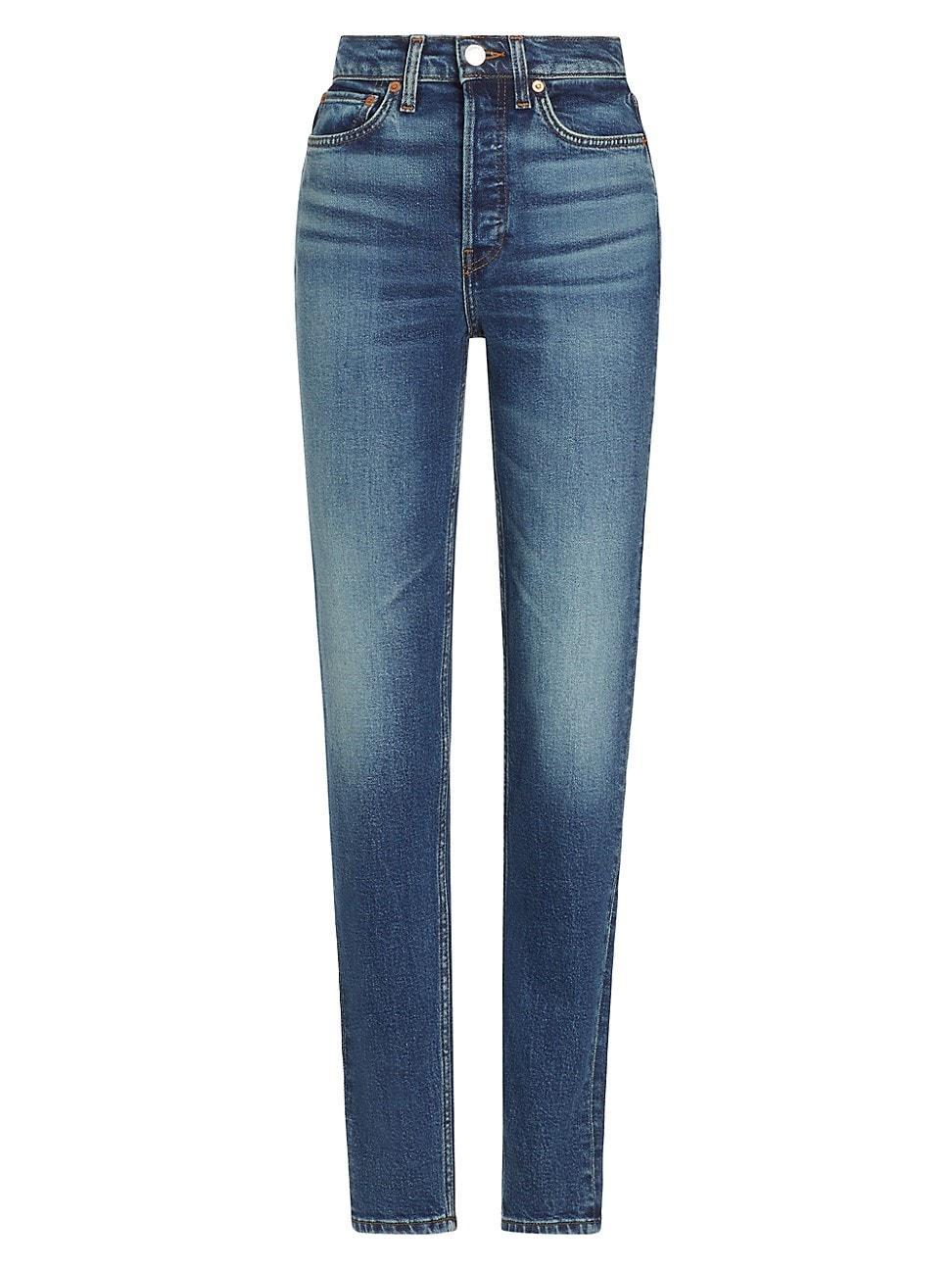 Womens High-Rise Skinny Jeans Product Image