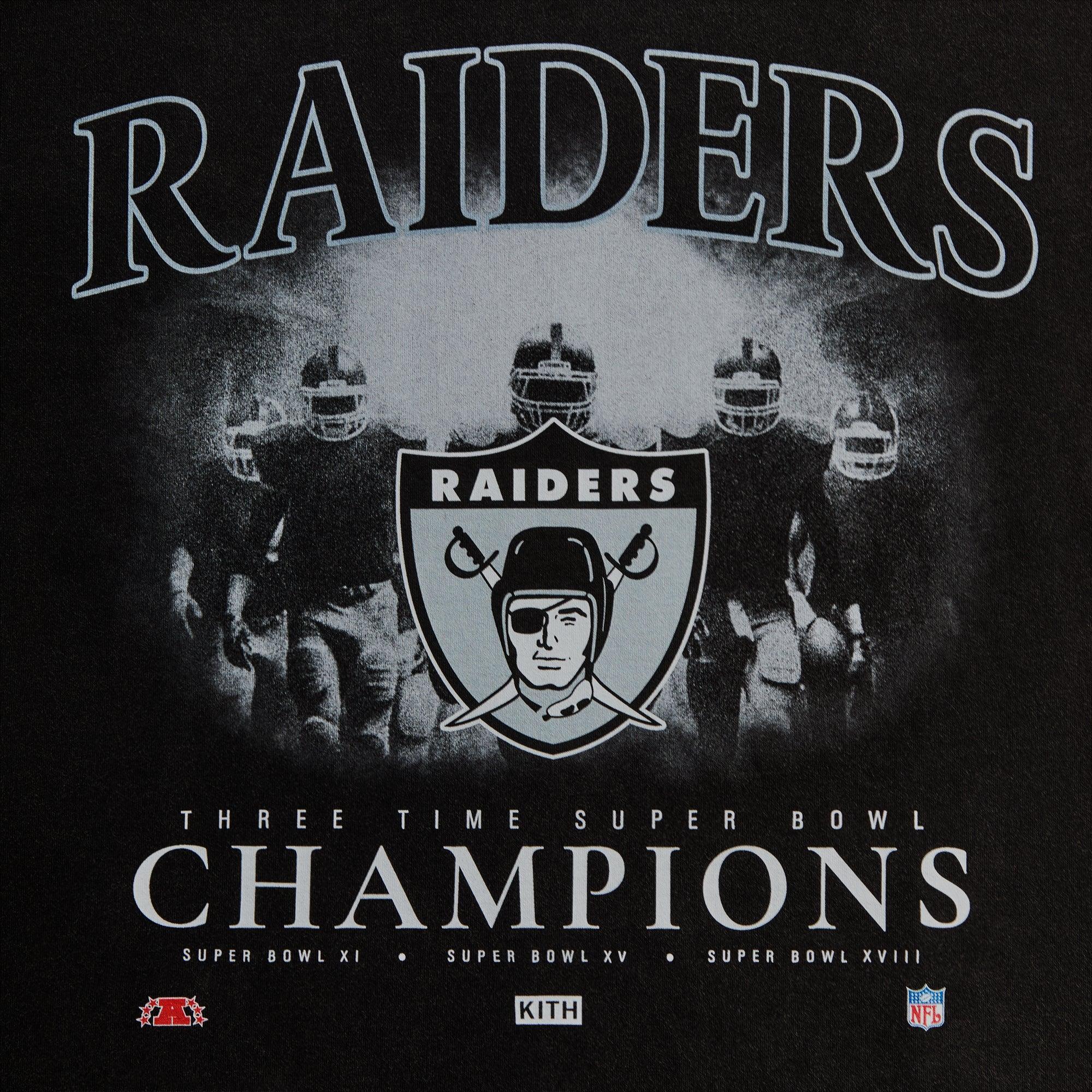 Kith & '47 for the NFL: Raiders Vintage Long Sleeve Tee - Black Male Product Image