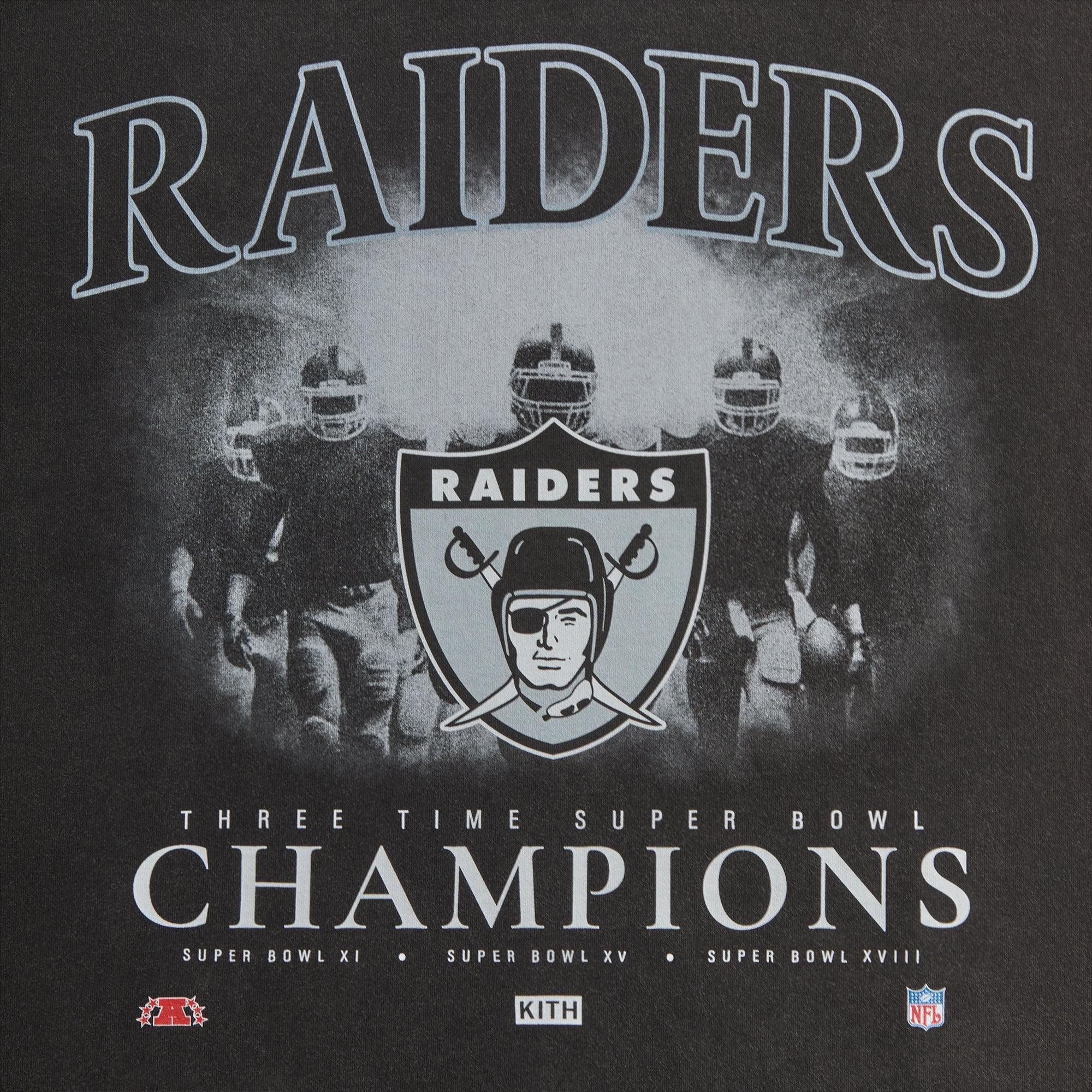 Kith & '47 for the NFL: Raiders Vintage Tee - Black Male Product Image