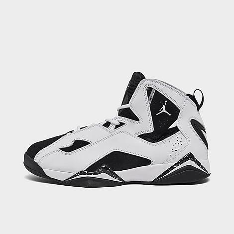 Jordan Mens Jordan True Flight - Mens Basketball Shoes White/Black Product Image