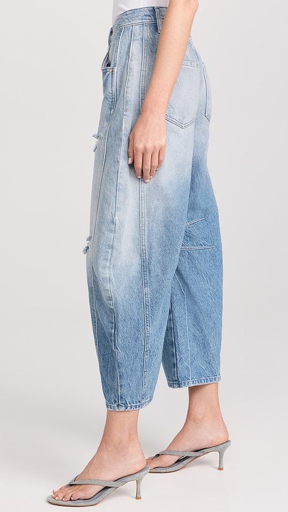 Free People Good Luck Mid-Rise Barrel Jeans | Shopbop Product Image