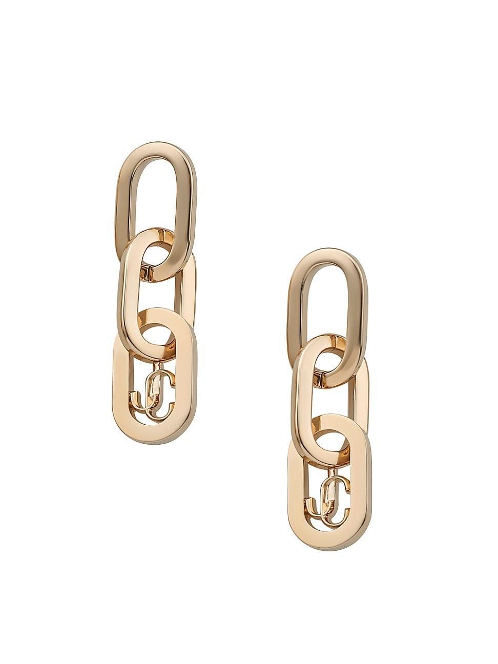 Womens Goldtone Chunky Chain Drop Earrings Product Image