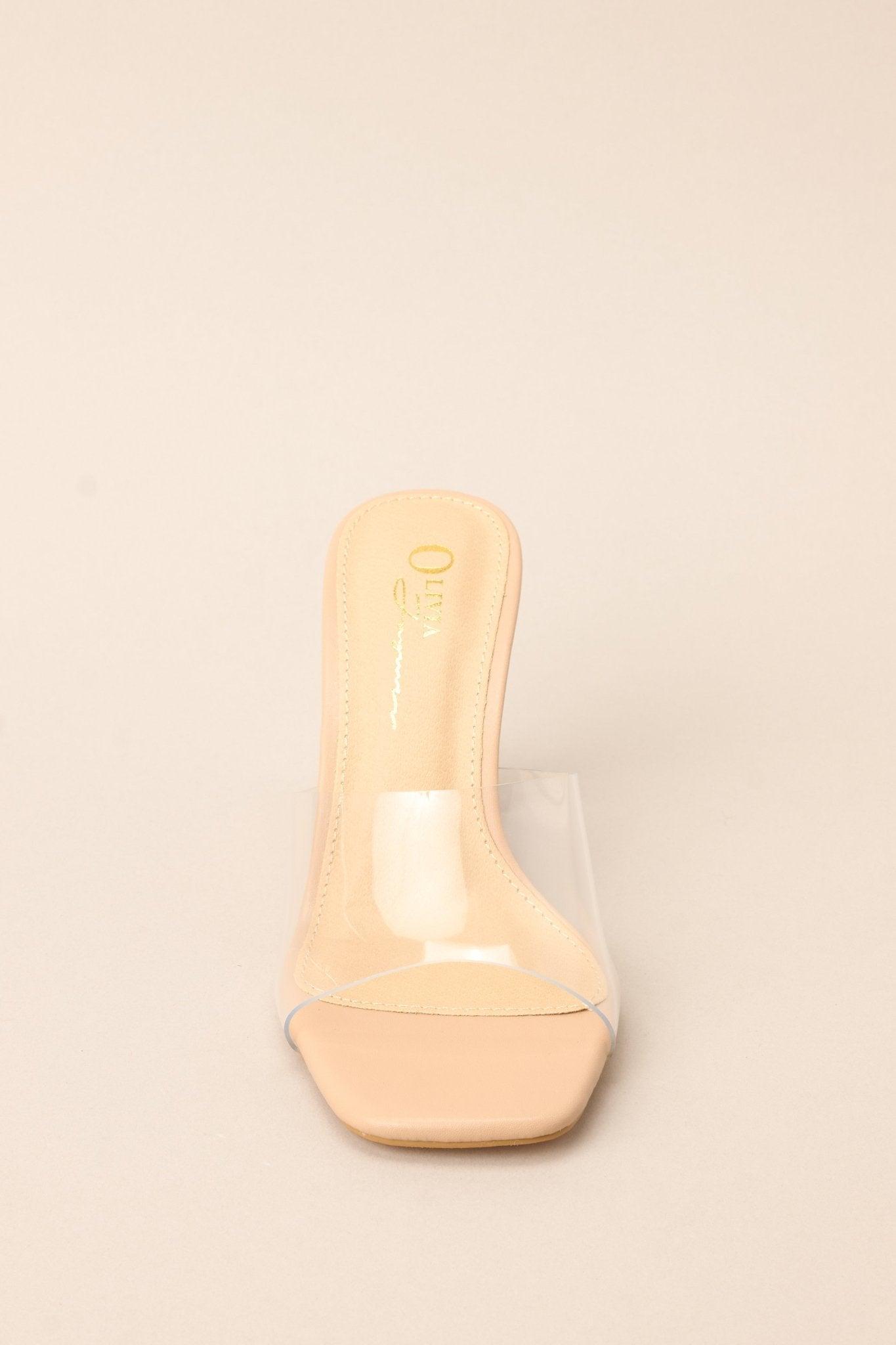 Bring Down The House Clear Heels Product Image