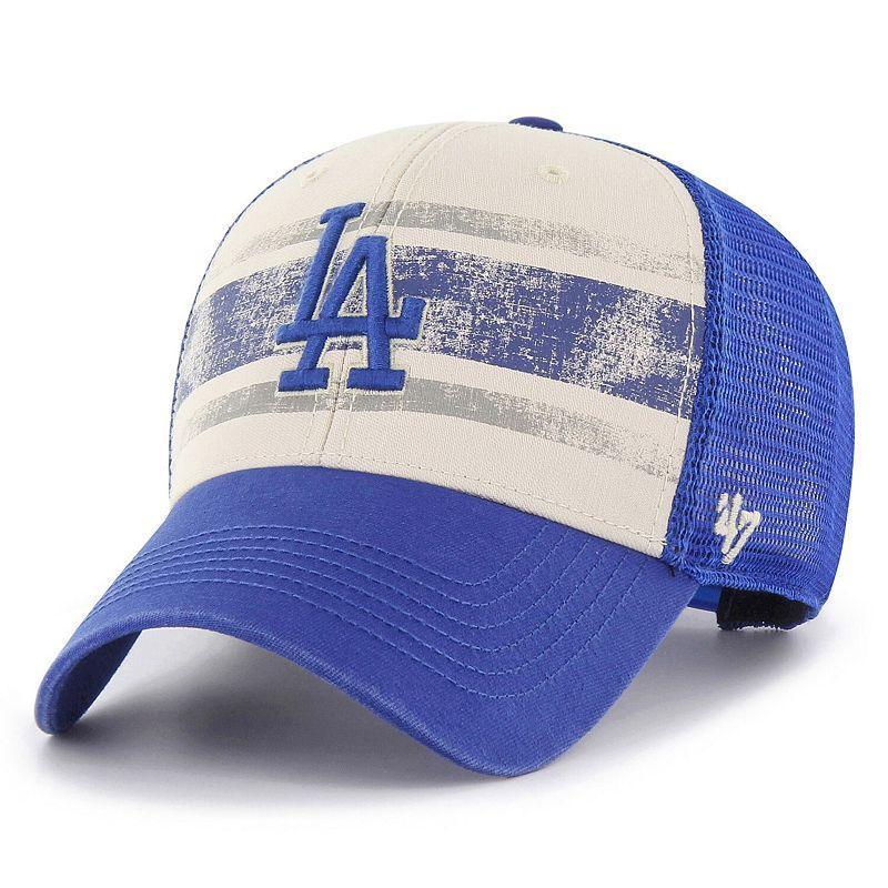 Mens 47 Cream/Royal Los Angeles Dodgers Breakout MVP Trucker Adjustable Hat Product Image