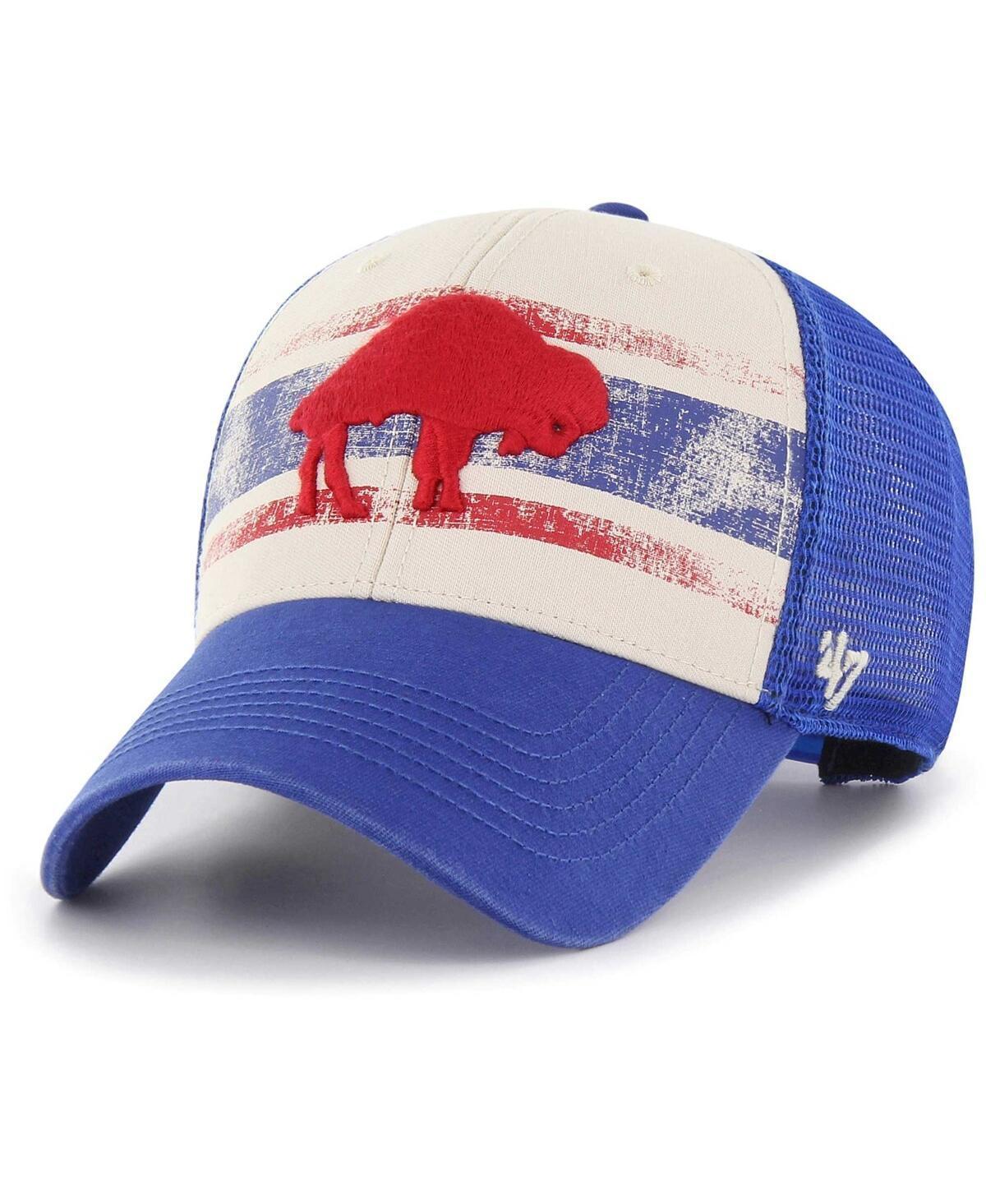 Mens 47 Cream Buffalo Bills Breakout MVP Trucker Adjustable Hat Product Image