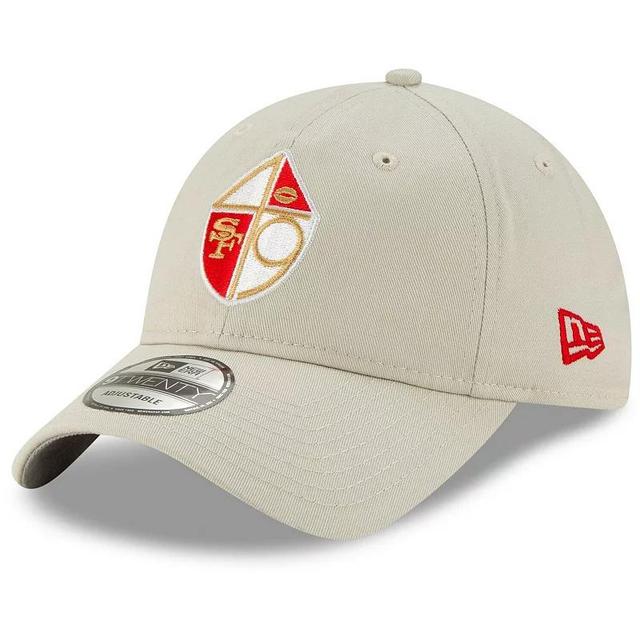 Mens New Era Khaki San Francisco 49ers Historic Playmaker 9TWENTY Adjustable Hat Product Image