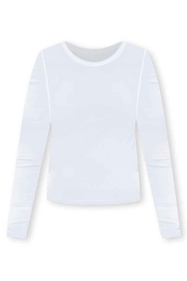 Make Your Choice Ivory Ribbed Long Sleeve Tee Product Image