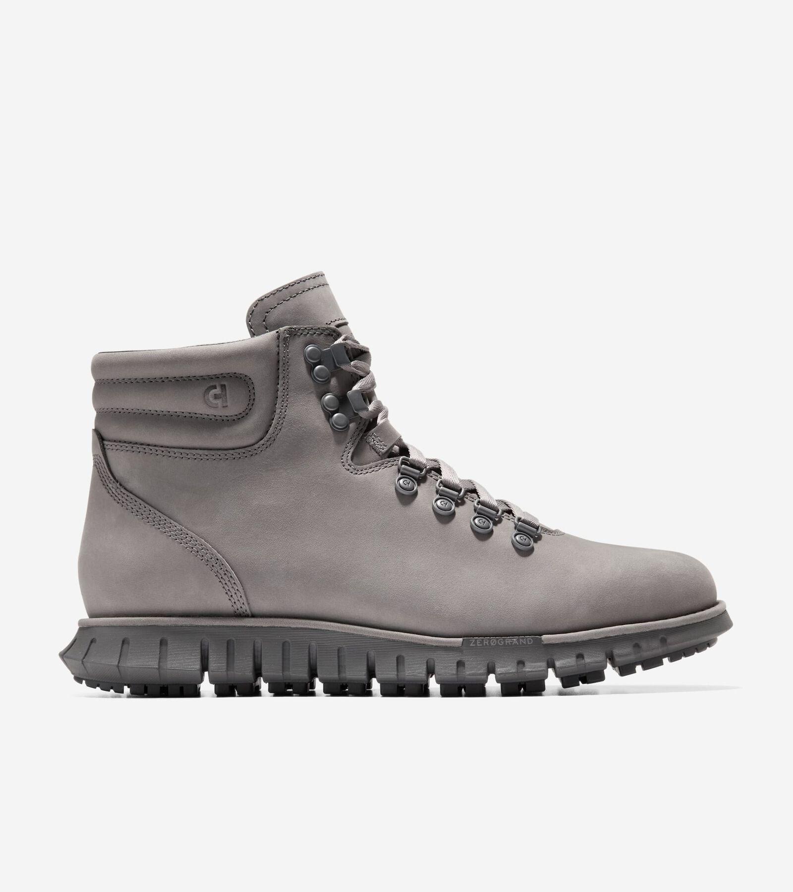 Cole Haan Mens Zergrand Remastered Hiking Boots Wp - Grey Size 8.5 Product Image