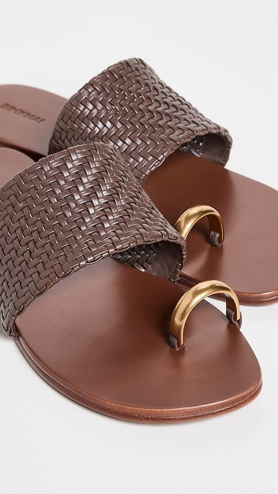 SIMKHAI Ariana Woven Leather Sandals | Shopbop Product Image