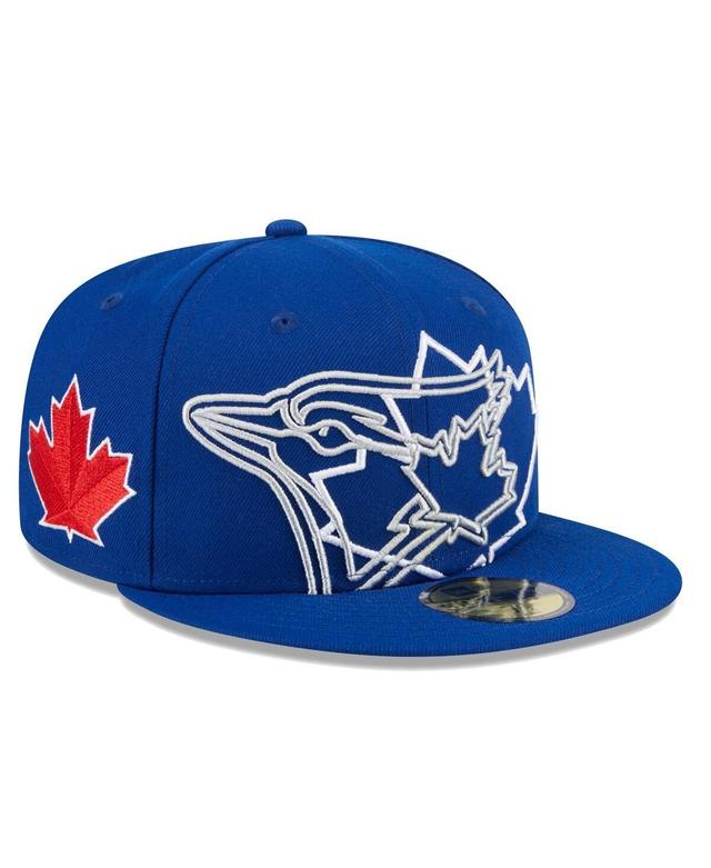 Mens New Era Royal Toronto Blue Jays Game Day Overlap 59FIFTY Fitted Hat Product Image