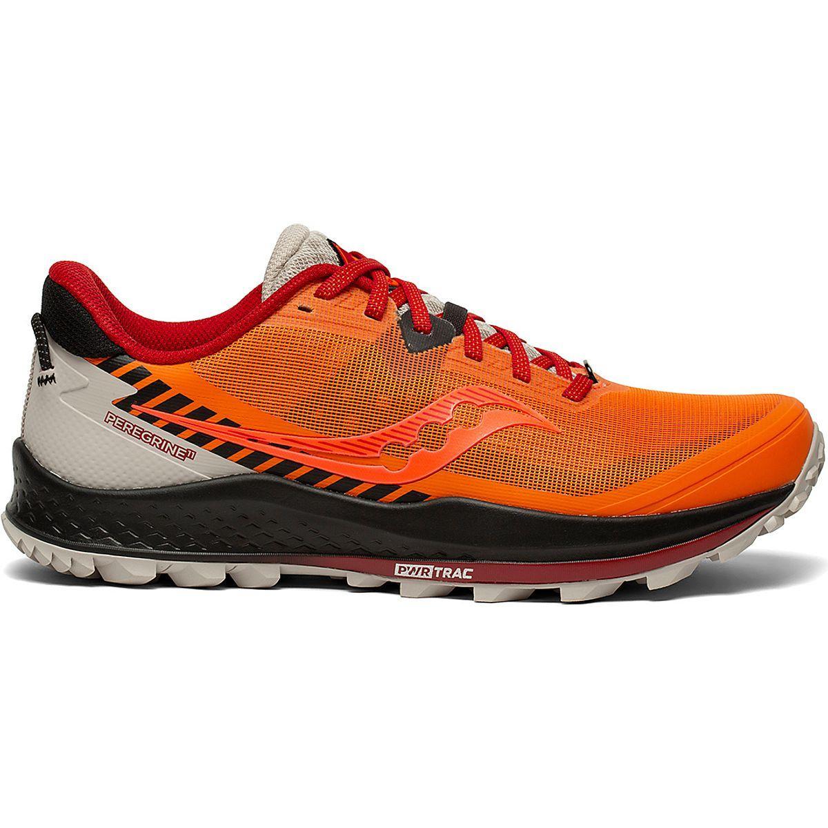 Saucony Men's Saucony Peregrine 11 - Fleet Feet Exclusive  - Orange - Gender: male - Size: 9 Product Image