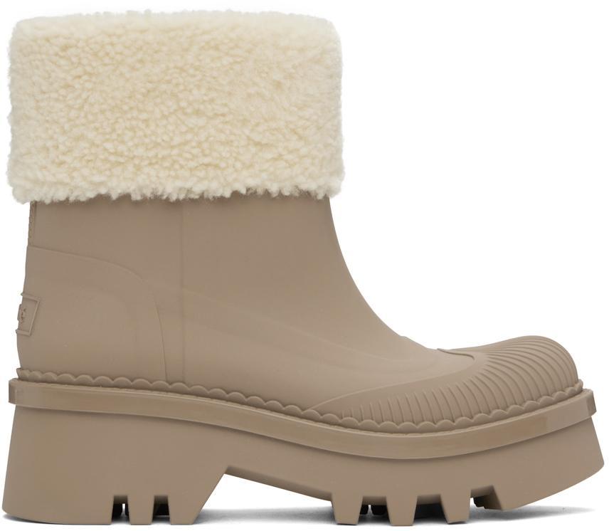 Brown Raina Boots In 23s Beech Brown Product Image