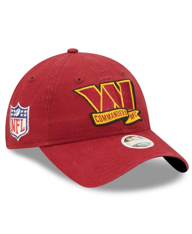 Womens New Era Burgundy Washington Commanders 2022 Sideline Adjustable 9TWENTY Hat Product Image